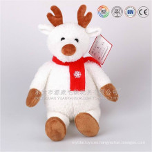 Juguetes calientes personalizados auditados por ICTI para Navidad 2016, renos de peluche de Navidad en Dongguan, Guangdong, China